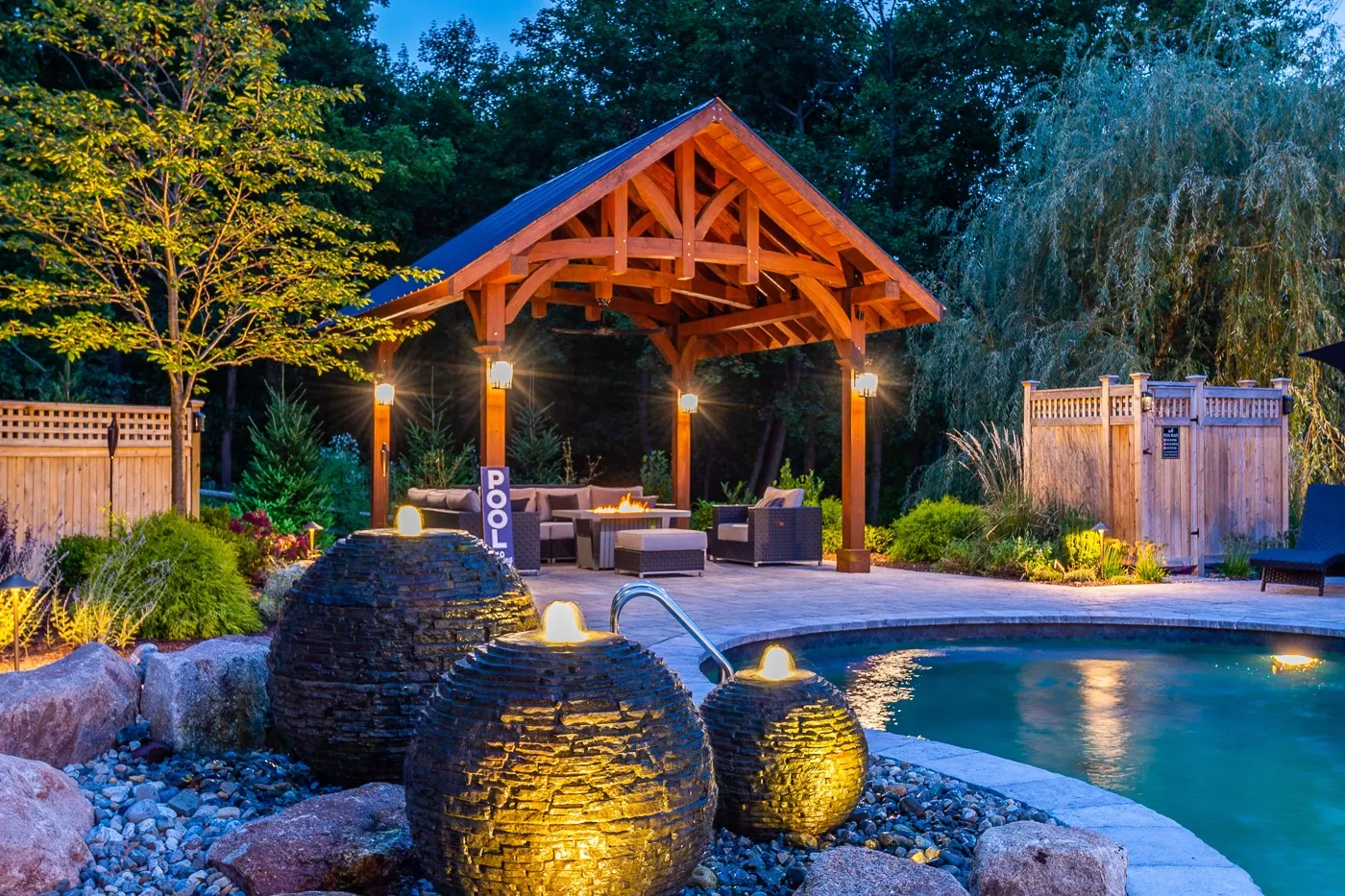 Luxury Backyard Lighting Design Showcase